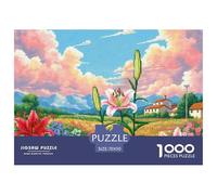 Lily Jigsaw Puzzle for Adults 1000 Piece with Letters on Back Educational Game Flower Challenging Games Creativity & Gift Giving 70x50cm/1000pcs