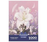 Lily Jigsaw Puzzles Puzzles for Adults Kids. 1000 Piece Great Gifts Challenge Toy Educational Game Home Decoration for Educational Games Gifts 38x26cm/1000pcs