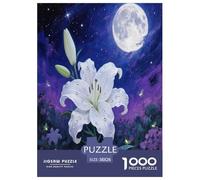 Lily Jigsaw Puzzles Puzzles for Adults Kids. 1000 Pieces Impossible Challenge Toy Educational Games Home Decoration for Adults& Kids Age 14 Years Up 38x26cm/1000pcs