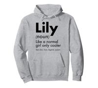 Lily Like A Normal Girl Only Cooler Queen First Name Pullover Hoodie