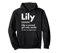 Lily Like A Normal Girl Only Cooler Queen First Name Pullover Hoodie