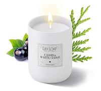 Lily & Loaf Cassis & White Cedar, Toxin-Free, Soy Wax Candle - 40 Hours Burn Time…