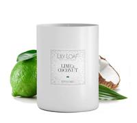 Lily & Loaf Lime & Coconut Soy Wax Candle - Citrus & Tropical Scented Candle, Phthalate Free, Approx. 40 Hour Burn Time