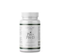 Lily & Loaf Pre + Pro 15 | 15 Strain Probiotic with Prebiotic FOS & B Vitamins | Gut, Digestive & Immune Support | Thrush & Candida Balance | Mood Support | 30 Capsules | Vegan & Gluten-Free