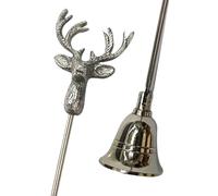 LILY & LOAF Stag Candle Snuffer, Silver