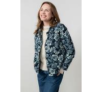 Lily & Me Ash Cotton Cord Printed Jacket Navy - 18 - Navy