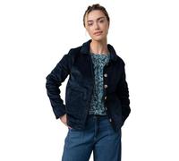 Lily & Me Ash Stretch Cotton Jumbo Cord Jacket - Navy - Size 20