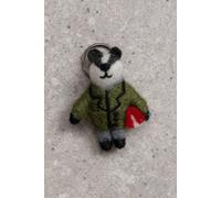 Lily & Me Badger Felt Friends Felt Key Ring Lily & Me Multicolor