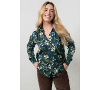 Lily & Me Beech Floral Print Shirt Green - 10 - Green