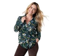 Lily & Me Beech Floral Print Shirt - Green - Size 18