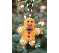 Lily & Me Gary Gingerbread Tree Decoration in Orange Lily & Me Orange