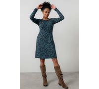 Lily & Me Halmore Long Sleeve Jersey Dress Navy - 08 - Navy