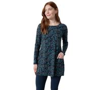 Lily & Me High Tea Cotton Jersey Tunic - Navy - Size 16
