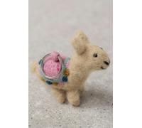 Lily & Me Laughing Llama Felt Keyring Assorted - Assorted - One Size