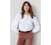 Lily & Me Luna Organic Cotton Blouse White - 12 - White