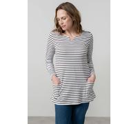 Lily & Me Maple Striped Jersey Tunic Chocolate - 12 - Chocolate