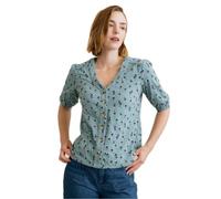 Lily & Me Meadow Blossom Cotton Jersey Blouse - Ocean - Size 20