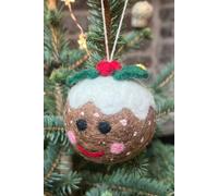 Lily & Me Mrs Pudding Tree Decoration in Brown Lily & Me Brown