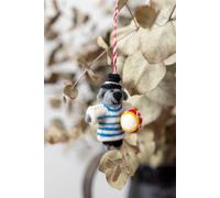 Lily & Me Musical Gent Quirky Felt Friends Animal Design Tree Decoration Lily & Me Multicolor