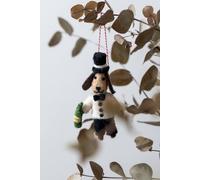 Lily & Me Party Gent Felt Friends Christmas Tree Decoration Lily & Me Multicolor