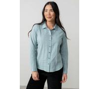 Lily & Me Patsy Organic Cotton Check Shirt Ice Blue - 16 - Ice blue