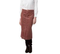 Lily & Me Penrose Stretch Jumbo Cord Midi Skirt - Antique Rose - Size 10