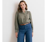 Lily & Me Poplar Multi Check Blouse - Laurel
