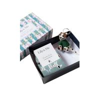 Lily & Me Poppy Trainer Socks And The Librarian Keyring Giftbox