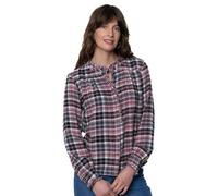 Lily & Me Rita Frill Check Shirt - Mulberry - Size 18