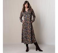 Lily & Me Seasons Floral Ikat Dress - Olive