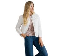 Lily & Me Seren Stretch Cotton Twill Jacket - White - Size 12