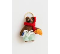 Lily & Me Women's Beau The Bear Quirky Felt Friends Animal Design Keyring Lily & Me Multicolor One Size