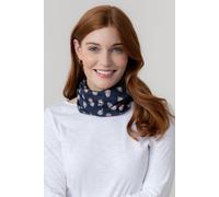 Lily & Me Women's Delicate Summer Verbena Print Cotton Endlessly Versatile Multiband in Navy Lily & Me Navy One Size