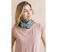Lily & Me Women's Delicate Summer Verbena Print Cotton Endlessly Versatile Multiband in Teal Lily & Me Teal One Size