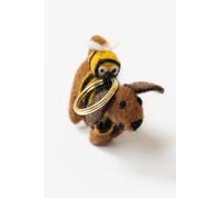 Lily & Me Women's Derek The Dog Quirky Felt Friends Animal Design Keyring Lily & Me Multicolor One Size