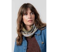 Lily & Me Women's Fair Isle 28.5cm Blended Yarn Knitted Snood in Green Lily & Me Green One Size