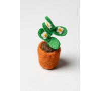 Lily & Me Women's Flower Pot Quirky Felt Friends Felt Friend Keyring Lily & Me Multicolor One Size