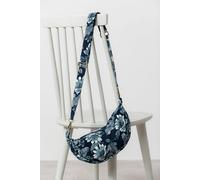 Lily & Me Women's Harvest Print Soft Textured 30cm x 17cm Jumbo Cord Crossbody Bag in Navy | Size: 30 cm x 17 cm Lily & Me Navy 30 cm x 17 cm
