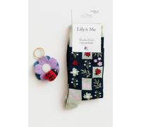 Lily & Me Women's Lucy The Ladybird Bamboo Socks & Decoration Giftbox | Size: 4-7 Lily & Me Multicolor 4-7