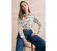 Lily & Me Women's Patsy Ditsy Shirt in Ecru | Size: 14 Lily & Me Ecru 14