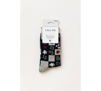 Lily & Me Women's Spring Blossom Bamboo Ankle Socks | Size: 4-7 Lily & Me Multicolor 4-7