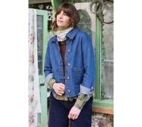 Lily & Me Women's Stratton Stretch cotton & tencel blend Denim Jacket in Blue | Size: 18 Lily & Me Blue 18