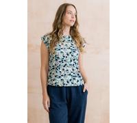 Lily & Me Women's Sway Cotton Jersey T-Shirt in Blue | Size: 12 Lily & Me Blue 12