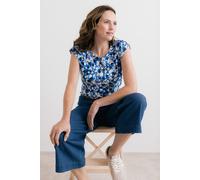 Lily & Me Women's Sway Cotton Jersey T-Shirt in Cobalt | Size: 12 Lily & Me Cobalt 12