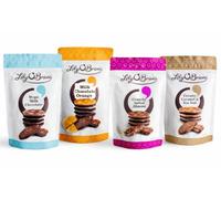 Lily O Brien Chocolate Share Bag Bundle | Four Share Bags 110g each | Caramel, Milk, Salted, Orange | Perfect Treat for Special Occasions | Womens or Mens gifts