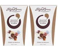 Lily O’Brien’s Assorted Chocolate Truffles 337g - Milk, Dark, Salted Caramel & Vanilla truffles - Gift, Present or Sharing Box - Christmas, Birthday, Celebrations, Congratulations, Thank you