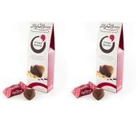 Lily O'Brien's Honeycomb Crispy Hearts Pouch 98g - Delicious combination of Honeycomb and Crispies blended together with Milk Chocolate - Gift - Treat - Sharing - Valentines - Christmas (Pack of 2)