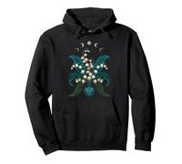 Lily of hte Valley Mystical Whimsigoth Art Episodic Drawing Pullover Hoodie