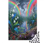 Lily of The Valley 1000 Piece Adult Jigsaw Puzzles Jigsaws Challenging Game Family Challenging Educational Games Home Decoration for Home Decoration Gifts 1000pcs (75x50cm)