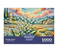 Lily of The Valley 1000 Piece Jigsaw Puzzle Sustainable for Adults Great Gift 70x50cm/1000pcs